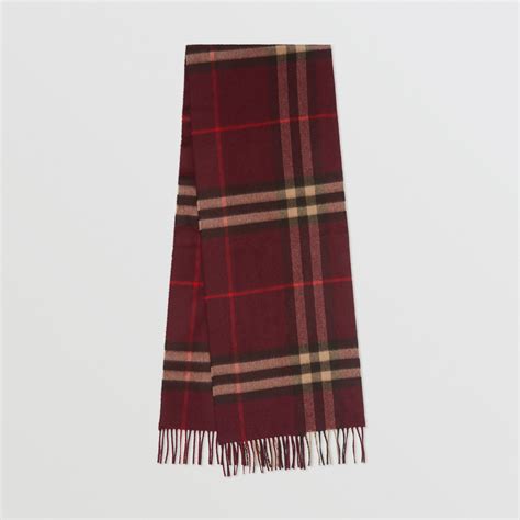 authentic burberry scarf pattern|Burberry scarf burgundy.